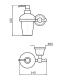 Zucchetti rubinetteria Delfi Zac215 dispenser