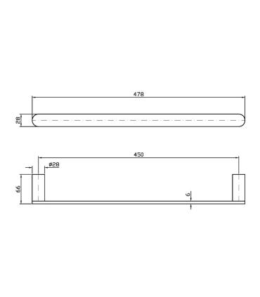 Zucchetti robinets Isy22 Zaf122 porte-serviettes