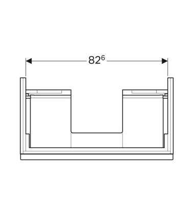 Geberit Icon Suspended Base 90X47