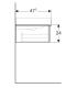 Geberit Icon Socle Suspendu 90X47