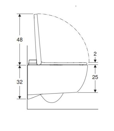 Geberit Aquaclean Alba Multifunctional Wall-hung WC