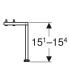 Geberit Smyle Furniture Feet Set Height 15