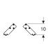 Geberit Smyle Furniture Feet Set Height 15