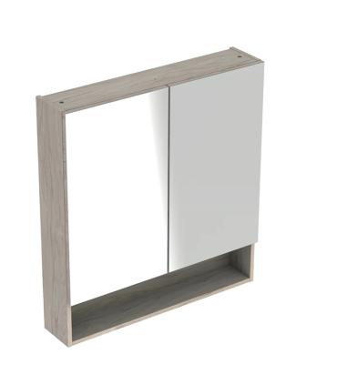 Geberit Selnova Square Specchio contenitore cm 60