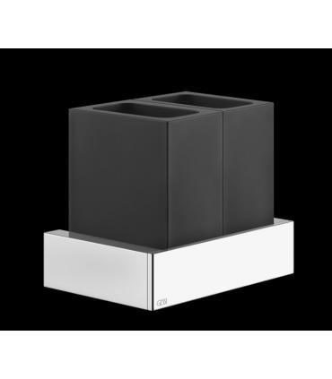 Coupelle de fixation, Gessi, Rettangolo, art.20811 noir double