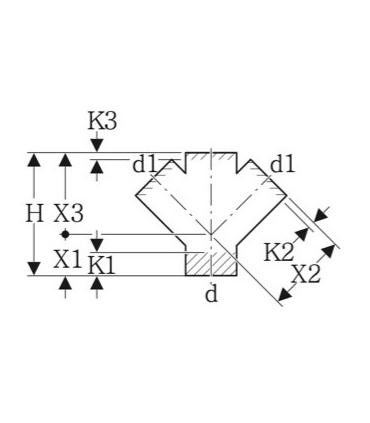 Geberit Braga Pe 45G Double réduit