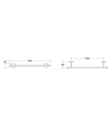 Lineabeta Duemila 5513 towel holder Mm.500