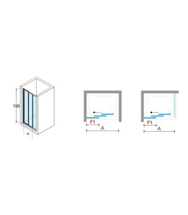 Novellini Riviera 2.0 3P Porta 3 Ante