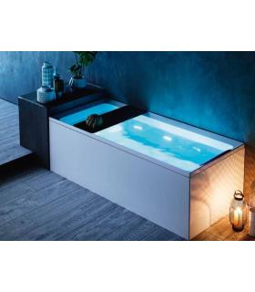 Baignoire hydromassage Novellini Divina sans robinetterie 1 panneau