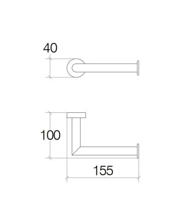 Lineabeta Baketo 5204 Open roll holder