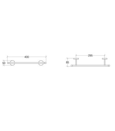 Lineabeta Duemila 5513 towel holder Mm.500