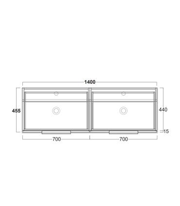 Simas Agile Agm121D washbasin cabinet Ag121D