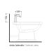 Flaminia Evergreen EG223 single hole bidet mixer