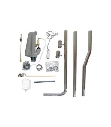 Flaminia Efi 6015/C Kit de finition melangeur d'ecoulement pour reservoir 6008, chrome