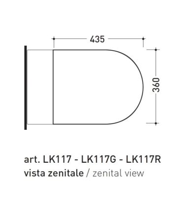 Sedile in legno Ceramica Flaminia collezione link 5051CW01