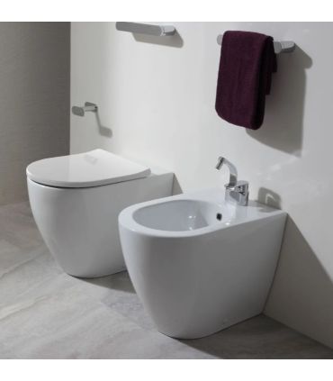 Bidet back to wall monoforo Ceramica Flaminia serie Link Lk217