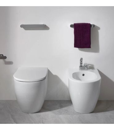 Bidet back to wall monoforo Ceramica Flaminia serie Link Lk217