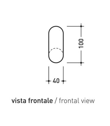 Clothes hook Flaminia, collection two, Twopa chrome.