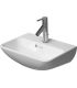 Lavamani con bordo Duravit, ME by Starck, ceramica bianco